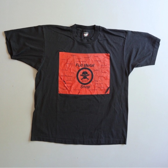 Black and Red Graphic Tee